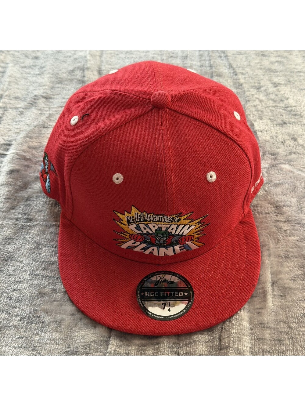 Captain Planet Headgear Classics Fitted Hat 7 1/4 The New Adventures of